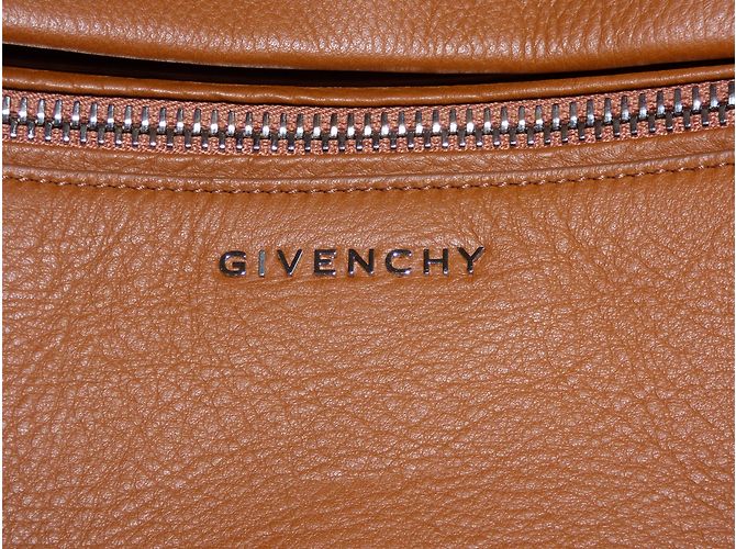 Borsa a spalla Givenchy Pandora in pelle marrone Caramello - vista 6