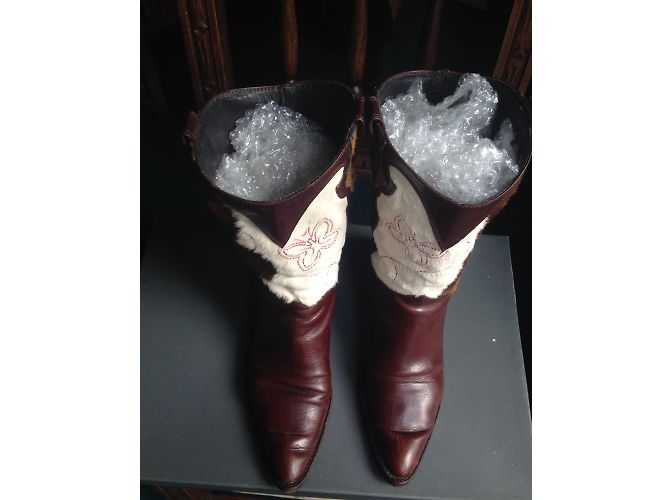 Autre Marque Botas vaqueras franco martini Castaño - vista 4