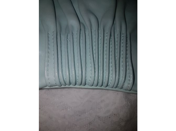Borsa a mano Miu Miu in pelle blu - vista 11