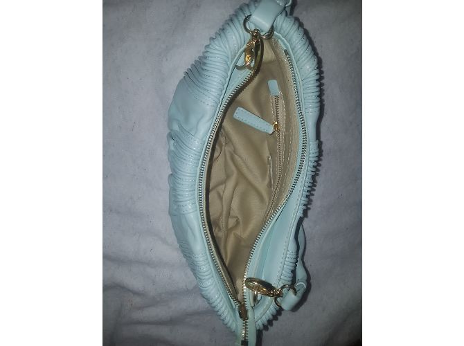 Borsa a mano Miu Miu in pelle blu - vista 13