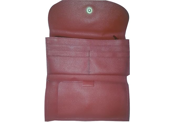 Borsa Pierre Balmain in pelle rosso scuro Bordò - vista 2