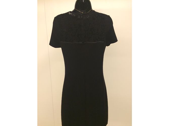 Autre Marque Schwarzes Kleid Lil for the Other mit Spitze an den Schultern - Ansicht 5