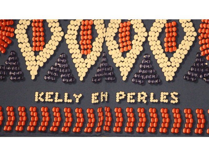 Hermès Kelly und Perles Marineblau - Ansicht 13