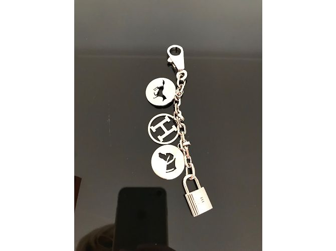 Hermès Taschenanhänger Silber - Ansicht 5
