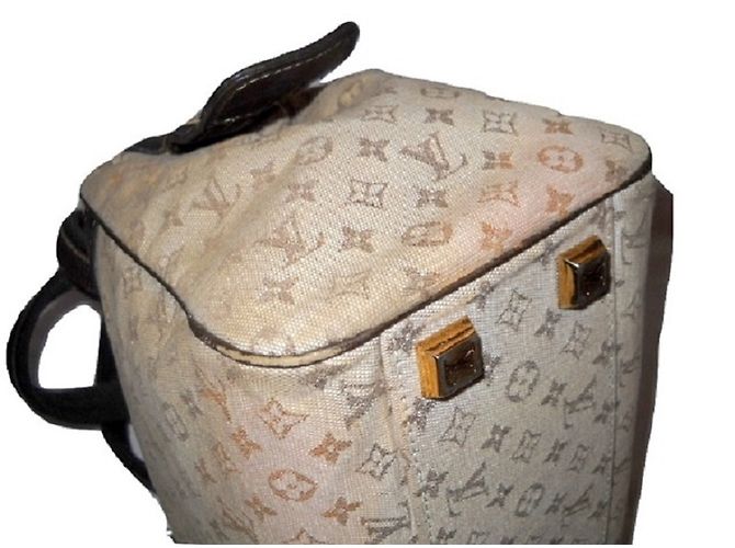 Louis Vuitton mini monogramma vintage Josephine PM Marrone Beige - vista 10