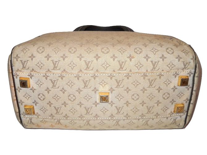 Louis Vuitton mini monogramma vintage Josephine PM Marrone Beige - vista 11