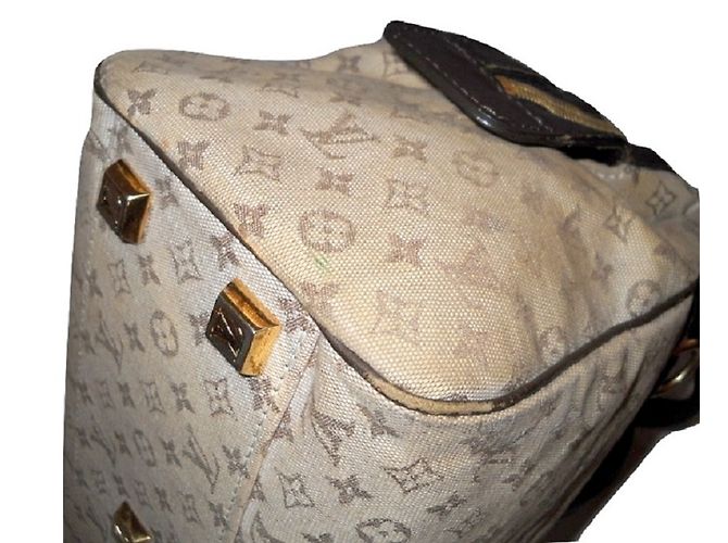 Louis Vuitton mini monogramma vintage Josephine PM Marrone Beige - vista 12