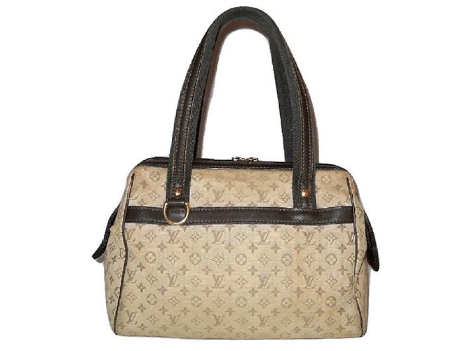Louis Vuitton mini monogramma vintage Josephine PM Marrone Beige - vista 2