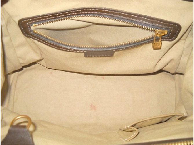 Louis Vuitton mini monogramma vintage Josephine PM Marrone Beige - vista 7