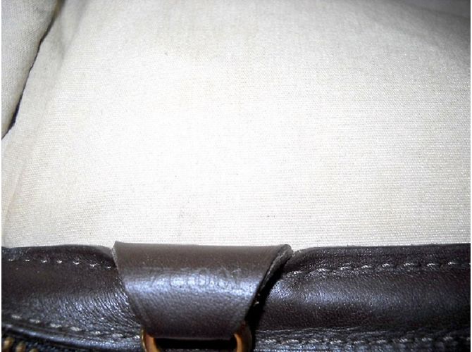 Louis Vuitton mini monogramma vintage Josephine PM Marrone Beige - vista 9