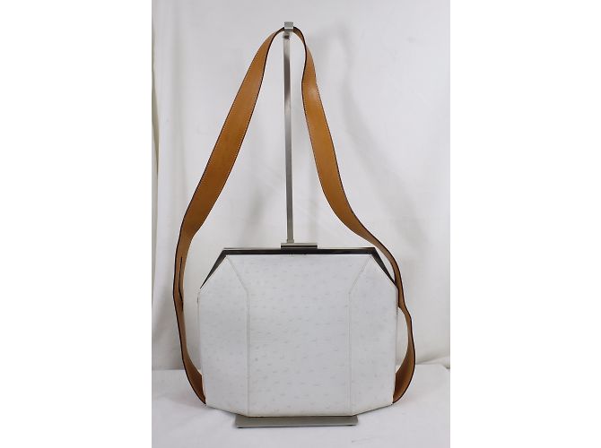 Hermès Sac autruche Weiß - Ansicht 10
