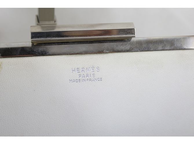 Hermès Sac autruche Weiß - Ansicht 8