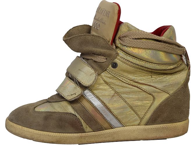 Serafini Manhattan Metal Sneaker Gold Leder Golden - Ansicht 2