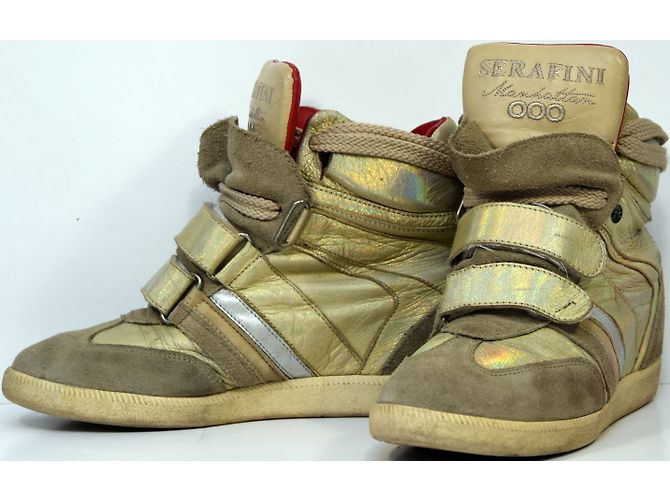 Serafini Manhattan Metal Sneaker Gold Leder Golden - Ansicht 3