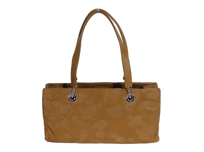 Borsa a mano Cartier in pelle beige - vista 2