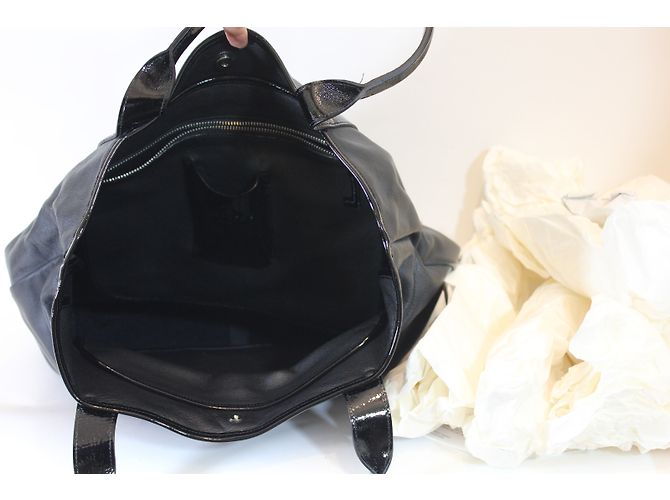 Autre Marque Borsa in pelle Lamarthe Nero Grigio - vista 9