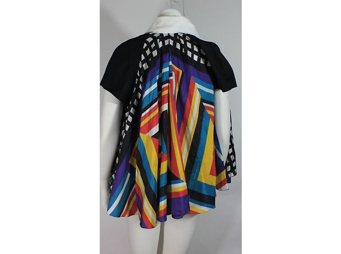 Autre Marque Set Giacca Senza Maniche e Blusa Blu - vista 6