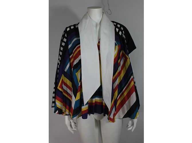 Autre Marque Set Giacca Senza Maniche e Blusa Blu - vista 8