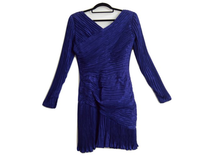 Emanuel Ungaro Dress Purple Silk Ref52499 Joli Closet