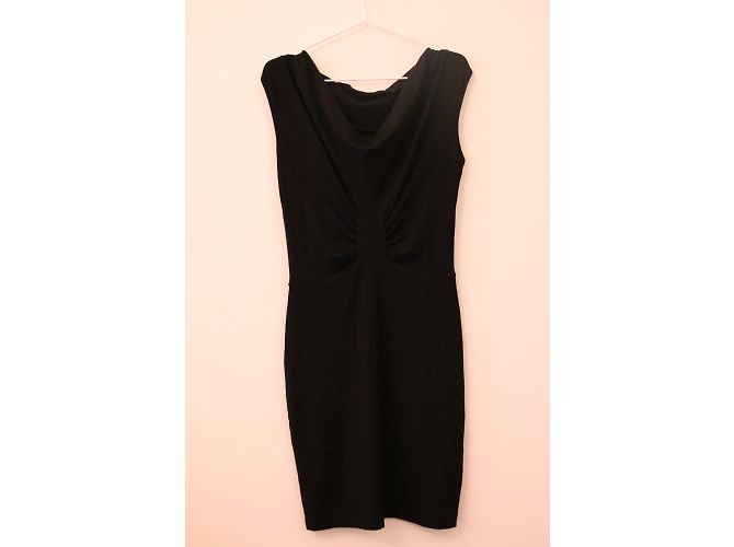 Vestido negro sin mangas KOOKAÏ de viscosa - vista 3