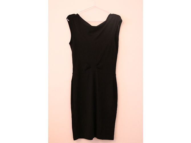 Vestido negro sin mangas KOOKAÏ de viscosa - vista 4