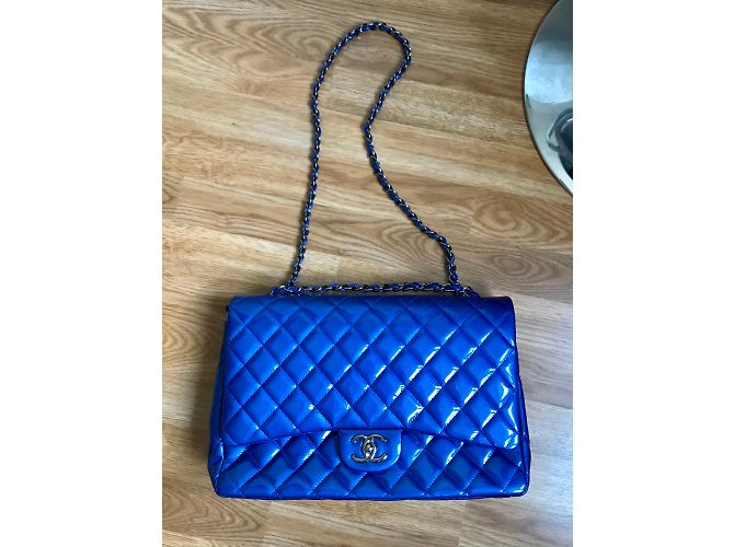 Timeless Chanel Handtaschen Blau - Ansicht 3