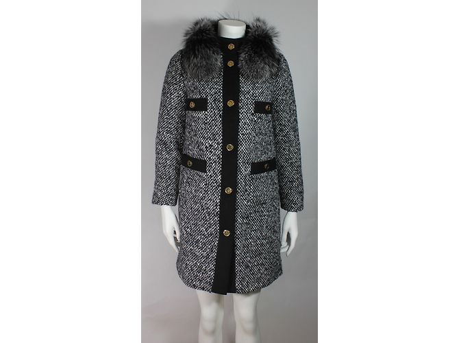 Abrigo de tweed Moncler Loth - vista 3