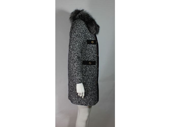 Abrigo de tweed Moncler Loth - vista 4