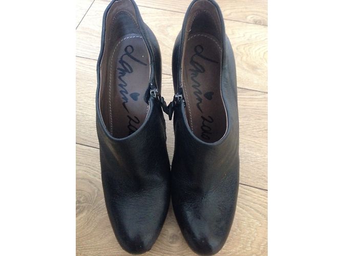 Décolleté Lanvin in pelle nera 40 Nero - vista 5