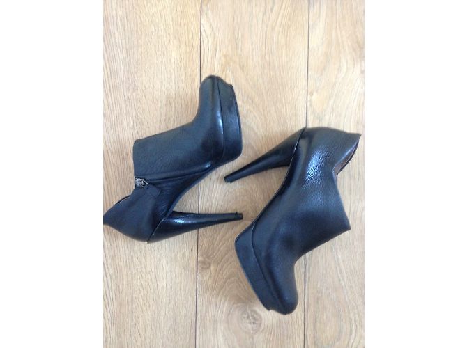 Décolleté Lanvin in pelle nera 40 Nero - vista 6