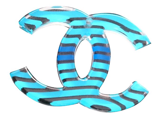 Chanel Collares pendientes Azul - vista 2