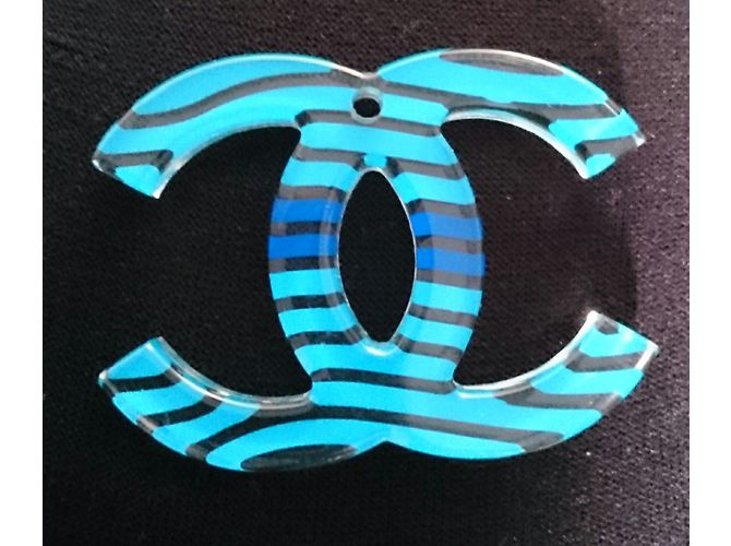 Chanel Collares pendientes Azul - vista 3