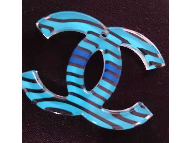 Chanel Collares pendientes Azul - vista 4