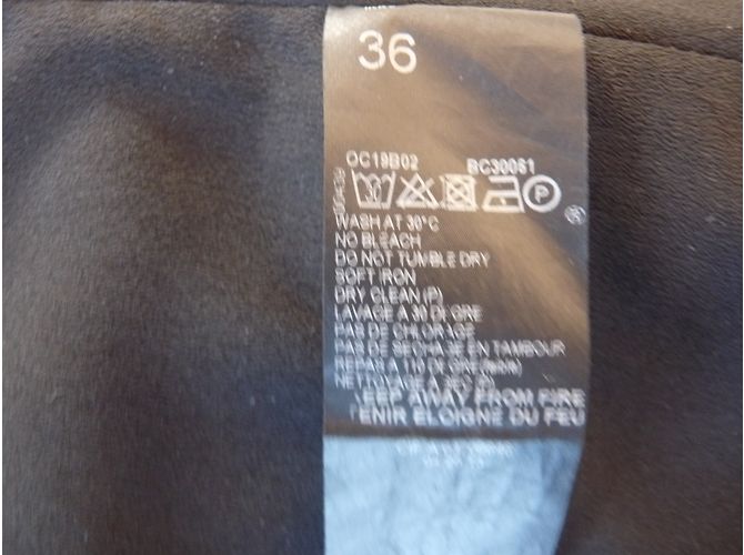 Abito Ikks in viscosa bordeaux e nero Multicolore - vista 7