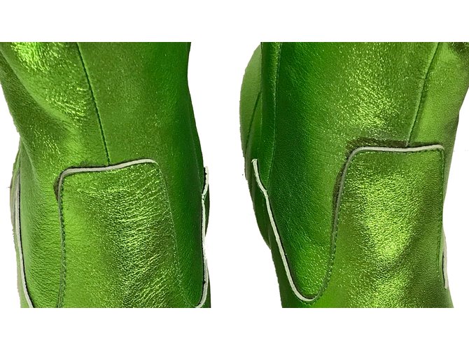 Af Vandevorst Botines Verde - vista 4