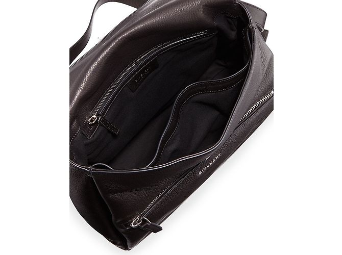 Borsa a mano Givenchy Pandora Pure in pelle nera Nero - vista 2