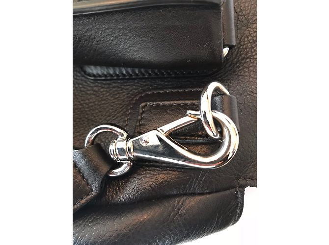 Borsa a mano Givenchy Pandora Pure in pelle nera Nero - vista 4