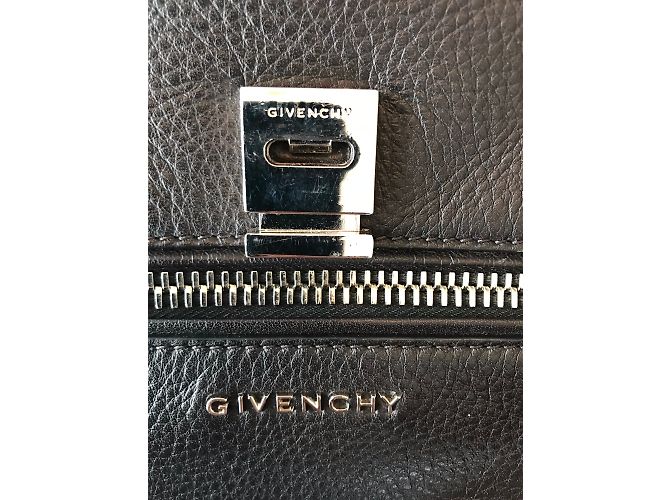 Borsa a mano Givenchy Pandora Pure in pelle nera Nero - vista 5