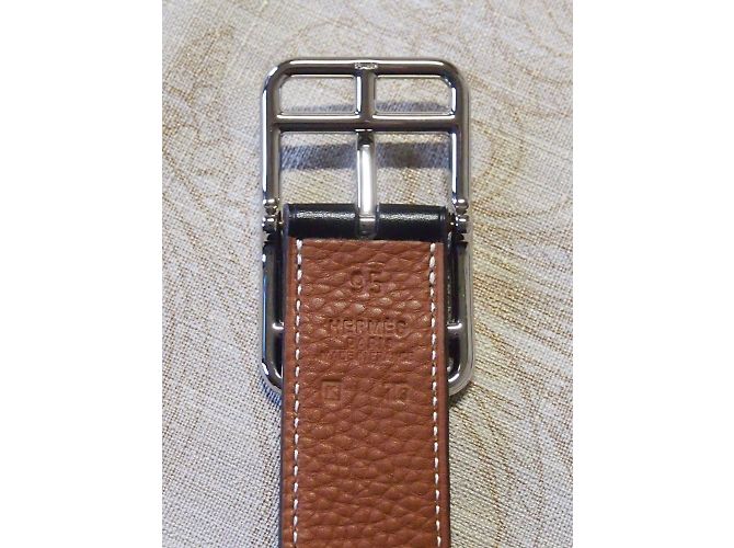 Hermès Ceinture réversible Cape Cod Multicolore - vue 3