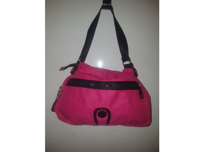Autre Marque Pochette Kipling Rosa in Tessuto - vista 3
