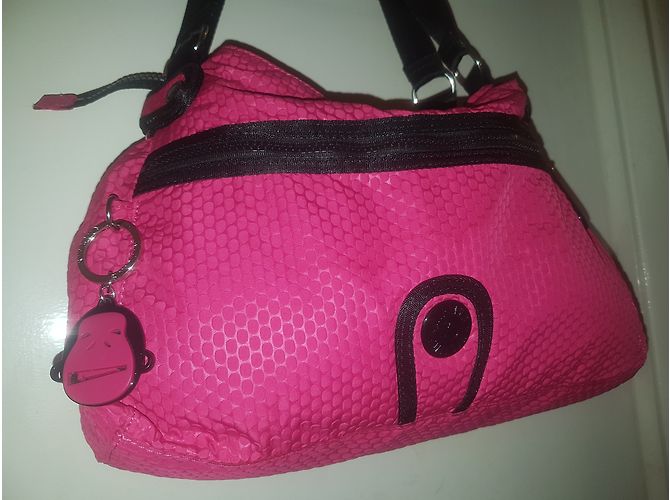 Autre Marque Pochette Kipling Rosa in Tessuto - vista 4