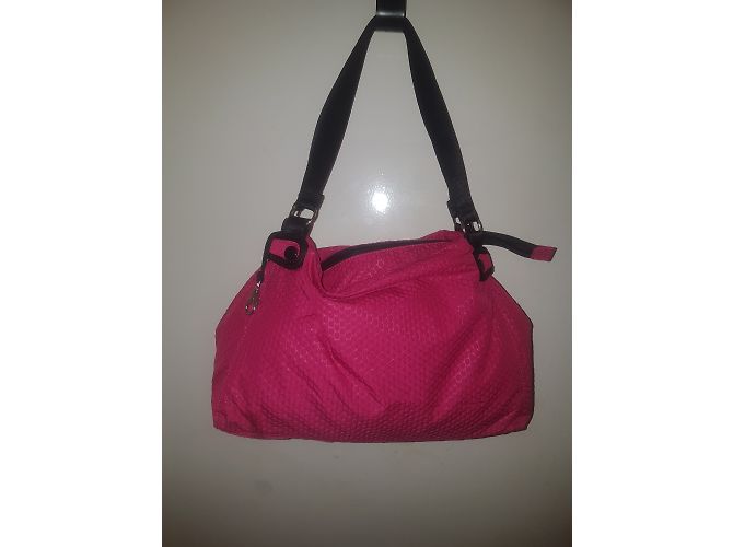 Autre Marque Pochette Kipling Rosa in Tessuto - vista 5