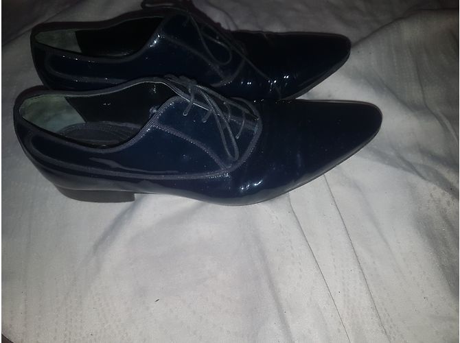 D&G Sapatos de verniz azul - vista 10
