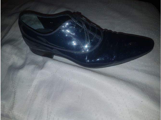 D&G Sapatos de verniz azul - vista 13