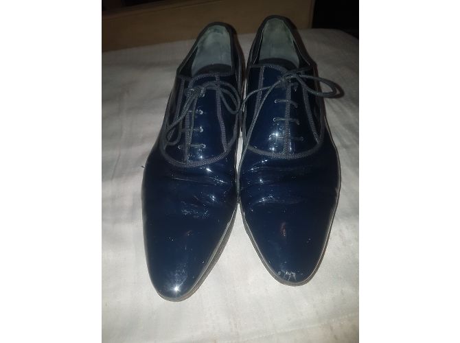 D&G Sapatos de verniz azul - vista 3