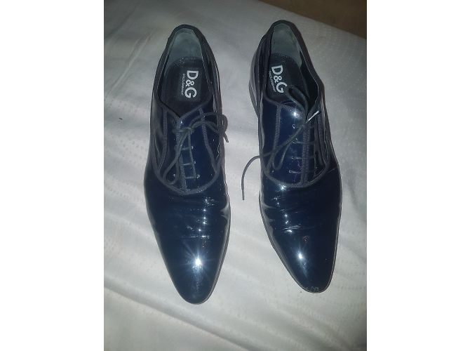 D&G Sapatos de verniz azul - vista 7