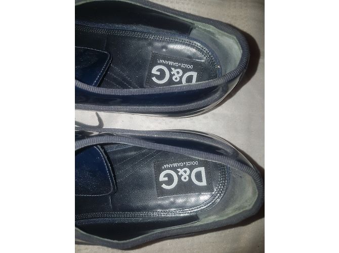 D&G Sapatos de verniz azul - vista 8