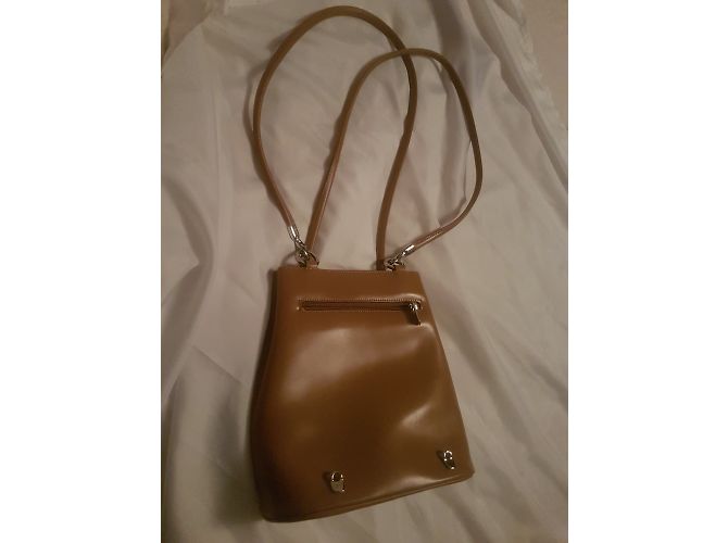 Autre Marque Borsa Lancaster in pelle beige - vista 11