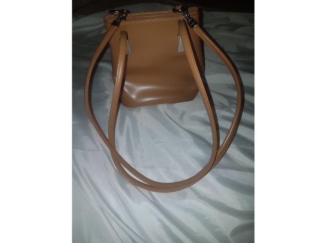 Autre Marque Borsa Lancaster in pelle beige - vista 13