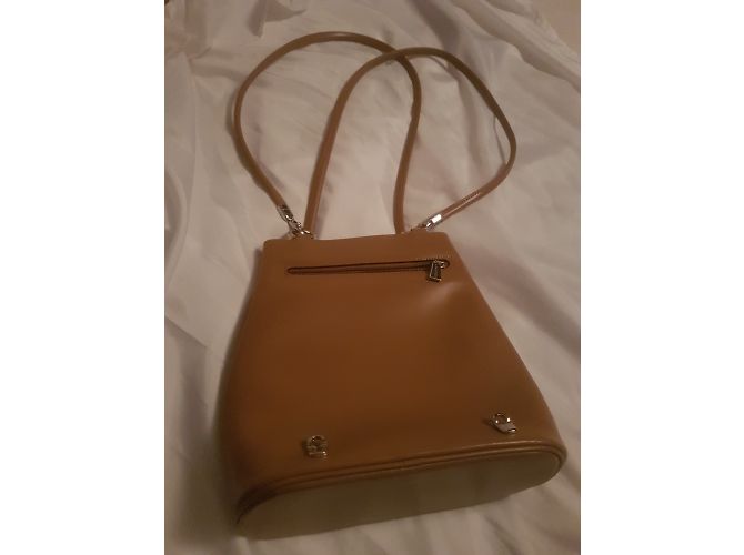 Autre Marque Borsa Lancaster in pelle beige - vista 18